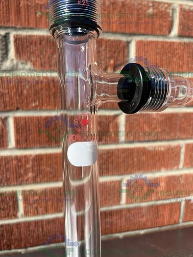 Used Ace Glass  3000 mL Vacuum Trap w/ #25 Threaded, 2 Tubing Adapters