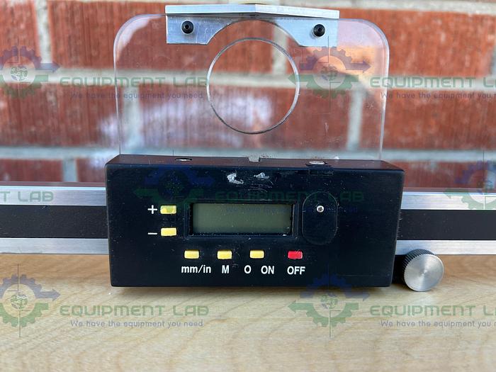 Used Beta Precision Industries  Peak Stand Microscope 50x w/ Electronic Ruler 60"