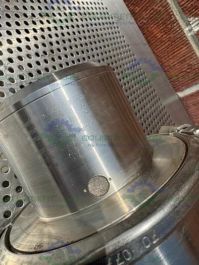 Used Leser 4484.7524 Stainless Steel Safety Valve w/ 1.5" to 2" Sanitary Fittings