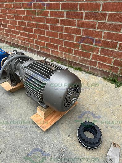 Used Idex Wright Flow / Viking  S4S Duralobe Rotary Lobe Pump  w/ 15 HP Motor