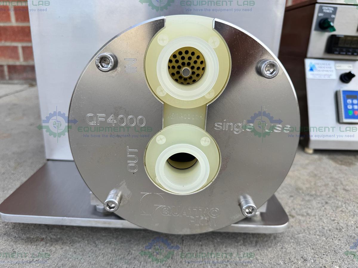 Used Triangle Process Quattroflow Q4400SU 4-Piston Diaphragm Pump w/ 3 HP Motor