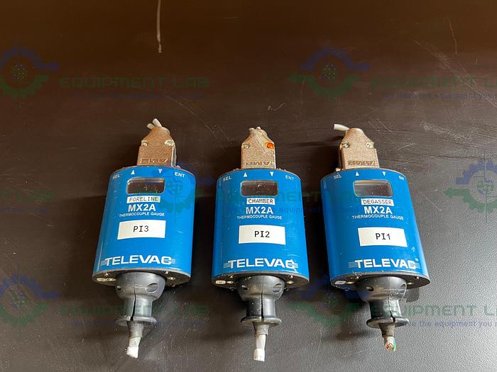 Used Televac MX2A Thermocouple Vacuum Gauge 22 - 26 VDC