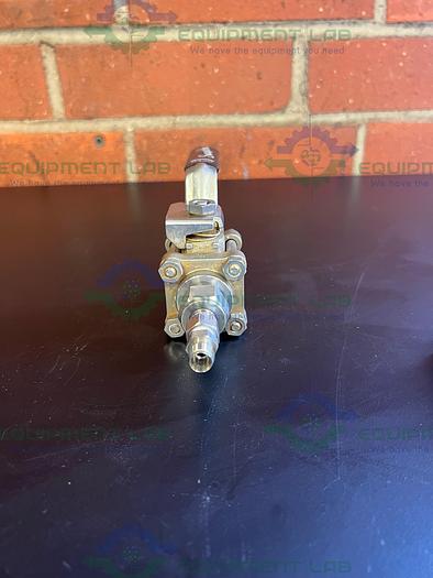 Used Swagelok  Stainless Steel Ball Valve  w/ 3/4" Threaded Fitting
