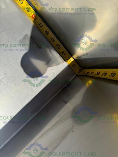 Used Unbranded Stainless Steel Weighing Bucket 32" x 16" x 24", 45 Gallon