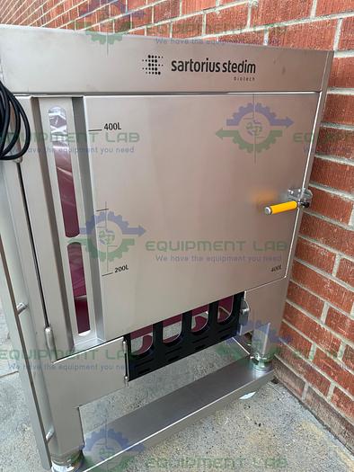 Used Sartorius Stedim Pro Mixer Drive Unit w/ 400 L Base Module / Tank, Bags
