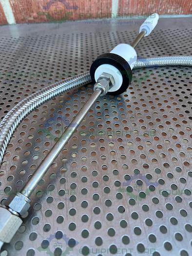 Used Unbranded Stainless Steel Braided Hose 82" w/ Sensor, Quick Release Fitting