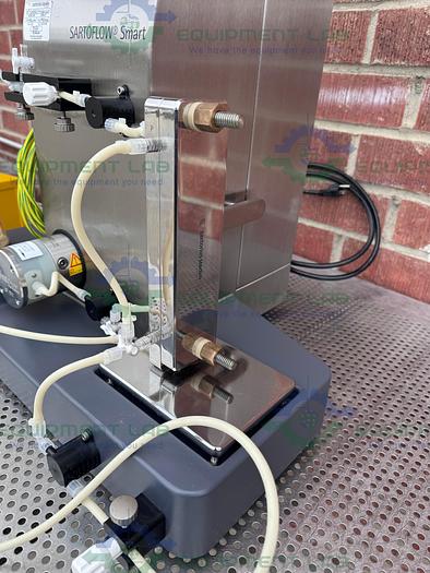 Used Sartorius SartoFlow Smart Crossflow Filtration Systems w/ Pump, Scale + more