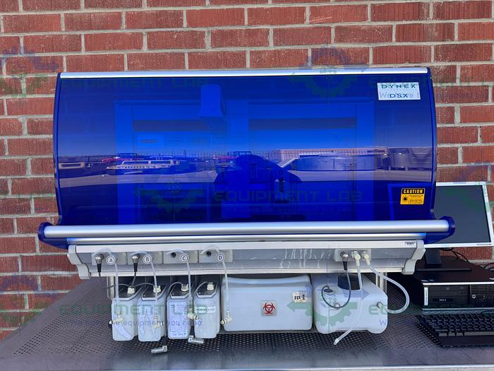 Used Dynex  DSX 4 Plate Automated Elisa System Medium Throughput 100 - 240 V