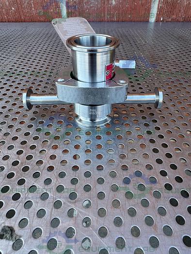 Used BS&B GR-C Safety Head 1 1/2" Fitting w/ 45 PSIG Rupture Disc, 1/2" Tee Fitting