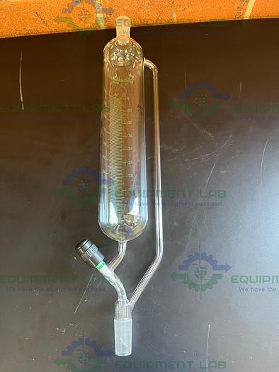 Used Chemglass CG-1714-06 1000mL Addition Funnel, Graduated, 24/40 Joint, PTFE Valve