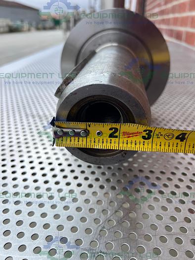 Used Stainless Steel 53" x 44 x 6" Meat Grinder Head Shaft Screw