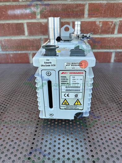 Used Edwards RV8 Rotary Vacuum Pump 1500/1800 RPM 110-120V