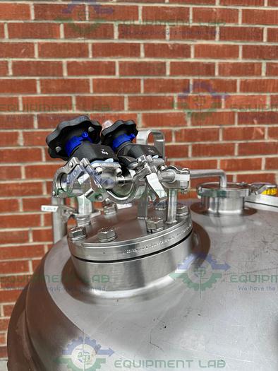 Used Precision Stainless 600 Liter Stainless Steel Jacketed Reactor 45 PSI