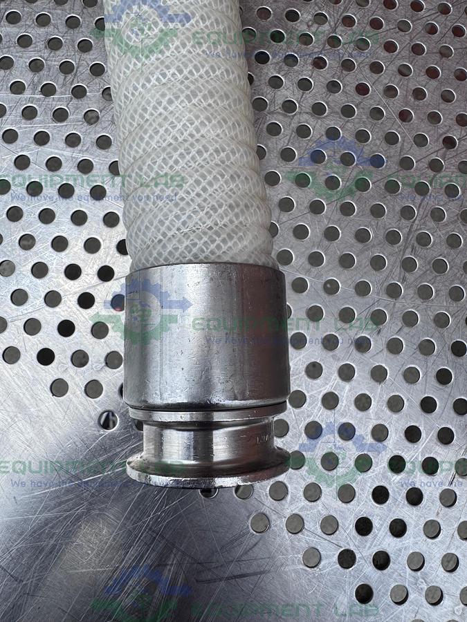 Used Unbranded 36" Flexible Silicone Hose w/ 1 1/2" Sanitary Fitting