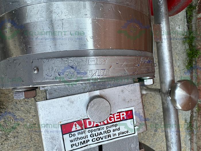 Used Fristam FPX731-160 Centrifugal Pump w/Stainless 1 1/2 HP Motor, 480V, Controller