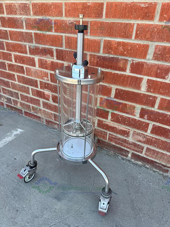 Used Cytiva /GE/ Pharmacia BPG 200 / 500 Chromatography Column CHIPPED GLASS