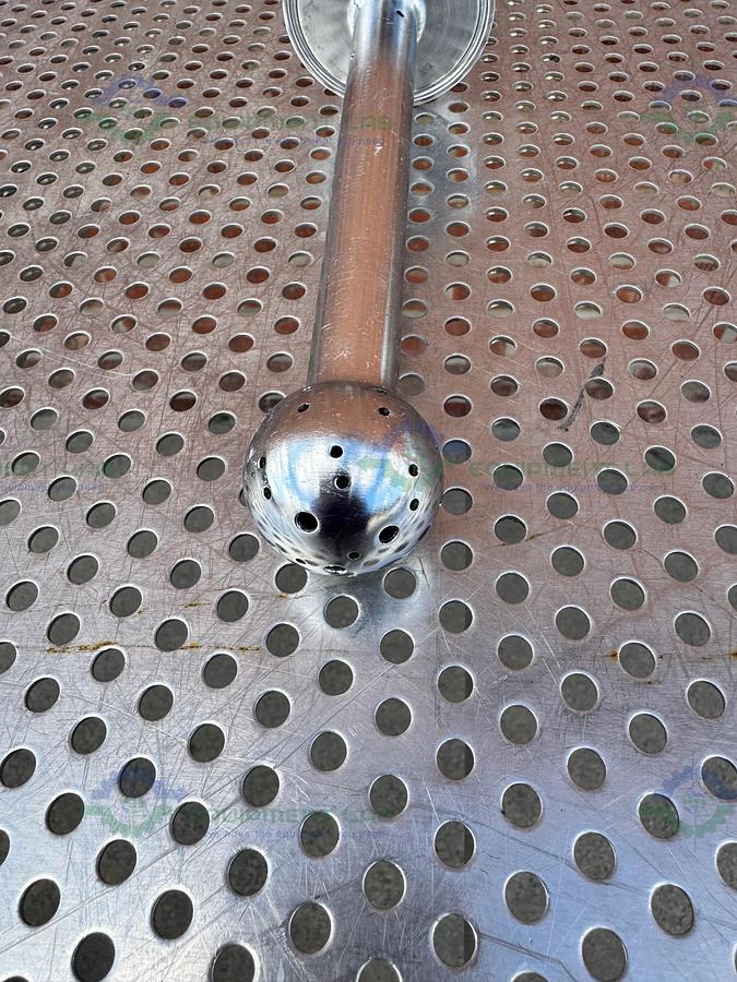 Used Stainless Steel Spray Ball w/ 1.5" to 2.5" Sanitary Fitting
