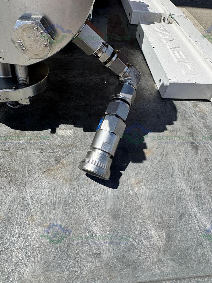 Used Lewa LDD2 Duplex Hydraulic Diaphragm Metering Pump w/ Baldor 5 HP Motor