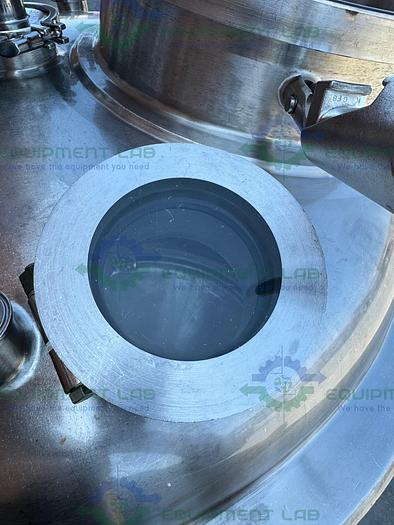 Used Precision Stainless 500 Liter Stainless Steel Jacketed Reactor w/ 0.5 HP Mixer