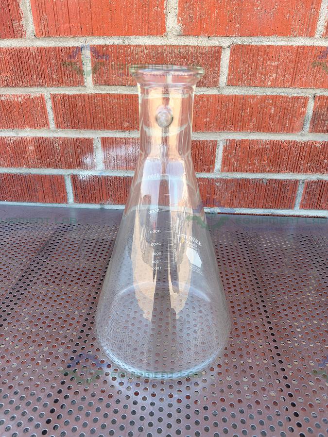 Used United Scientific 27060 4000 mL Erlenmeyer Flask