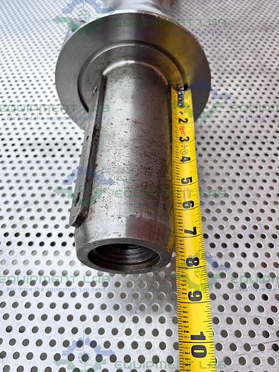 Used Stainless Steel 53" x 44 x 6" Meat Grinder Head Shaft Screw