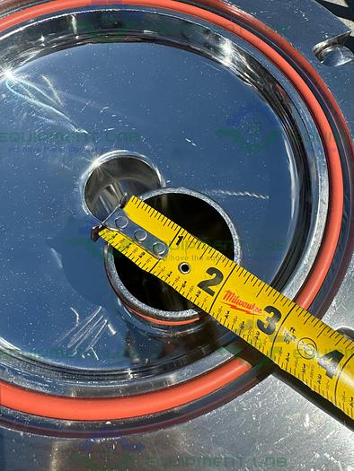 Used Millipore Stainless Steel Cartridge Filter Housing 8" Diameter x 31" Height