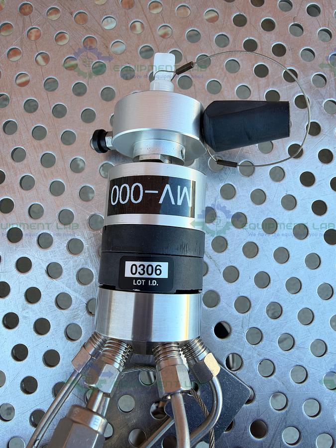 Used Rheodyne 3725i-038 Stainless Steel Front Loading Sample Injection Valve