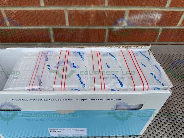 Eppendorf  951040048 Microplates 96 / U-PP White Boarder Plates PCR Clean