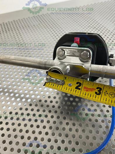 Used 2 ITT Pure-Flo A208 Diaphragm Valves 90PSI w/ 3/4" and 1" Sanitary Fittings