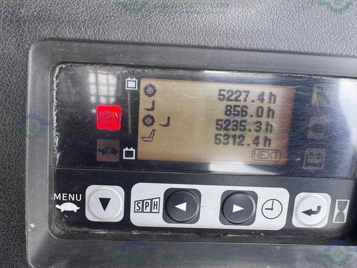 Used Toyota 8FBCU25 Electric Forklift 5000 lbs Capacity 4 Stage Mast w/ Charger