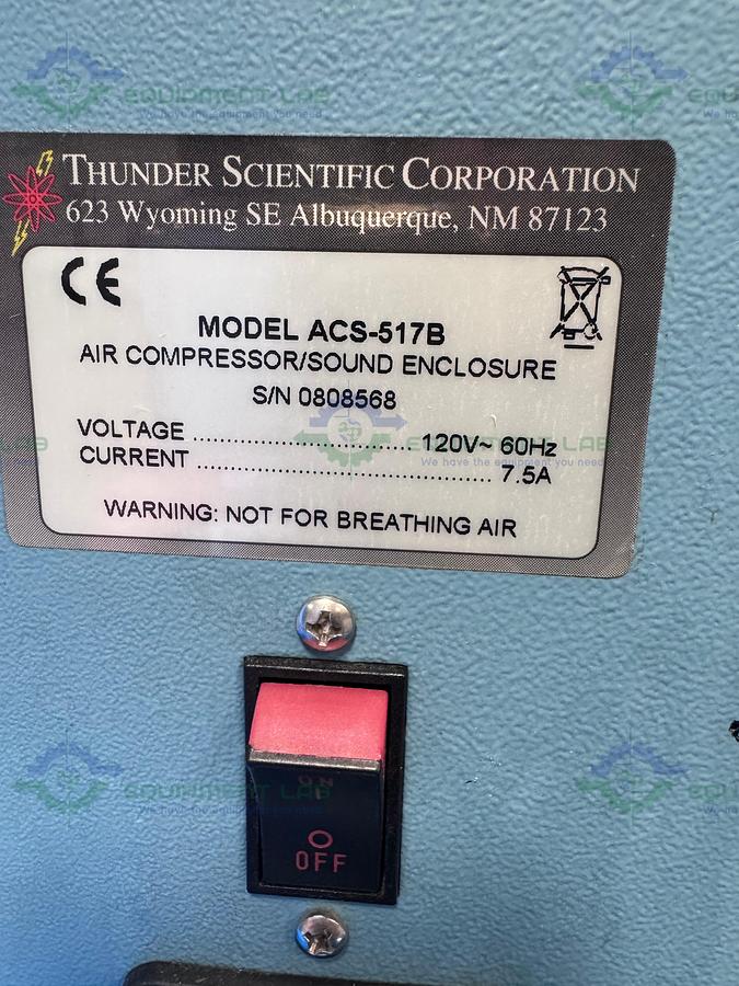 Used Thunder Scientific 2500 ST-LT Humidity Generator -10 - 70ºC, RH 10% - 95%
