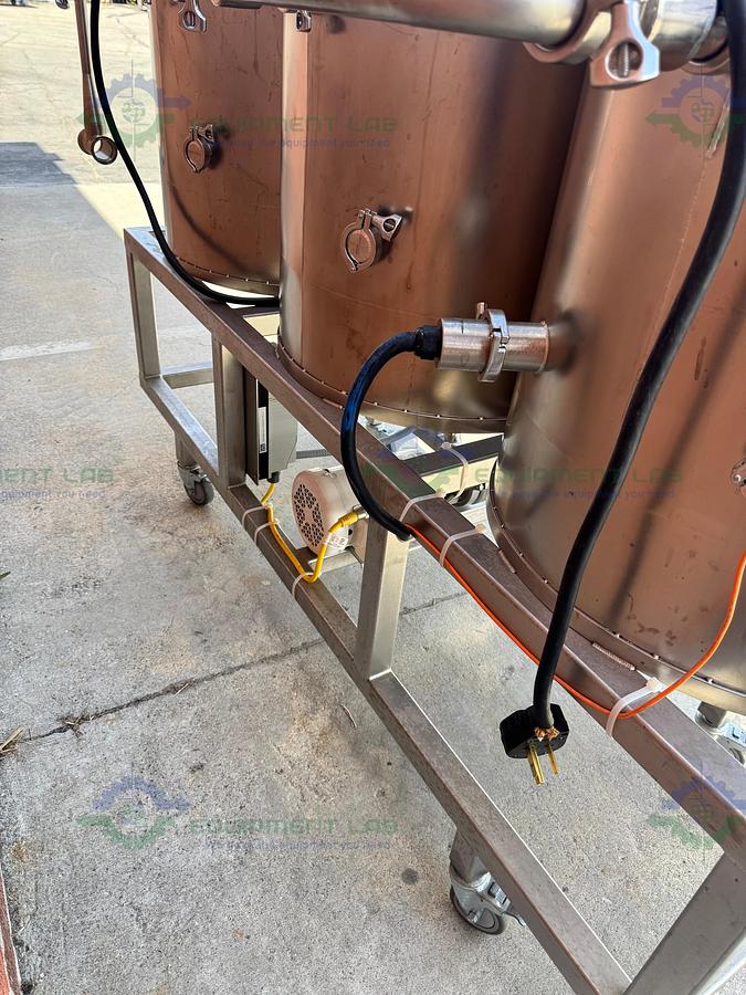 Used Stainless Steel 3 Stage Tank Transfer System w/ 1 HP Pump, VFD