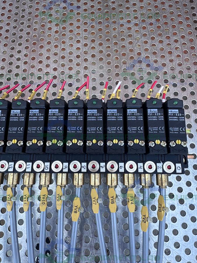 Used Lot of 21 - Parker PS1-E23 Pneumatic Solenoid Valve 24V/50 Hz