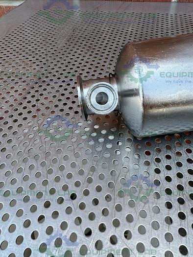 Used Millipore  Stainless Steel Cartridge Filter Housing 4.5"