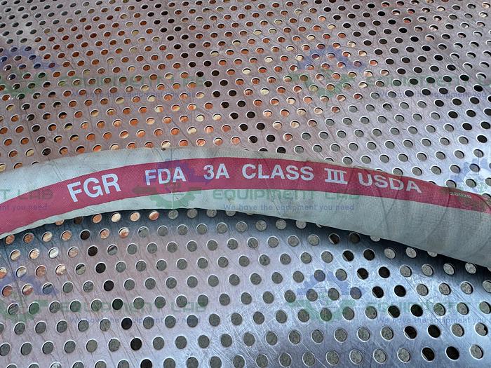 Used FGR FDA 3A Class III Transfer Hose 96" w/ Swagelok QTM8 Quick Connect Stem