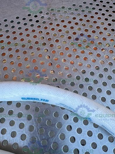 Used Rubber Fab 08RFSV-0500 Silicone Hose 144" w/ 1/2" Sanitary Fitting