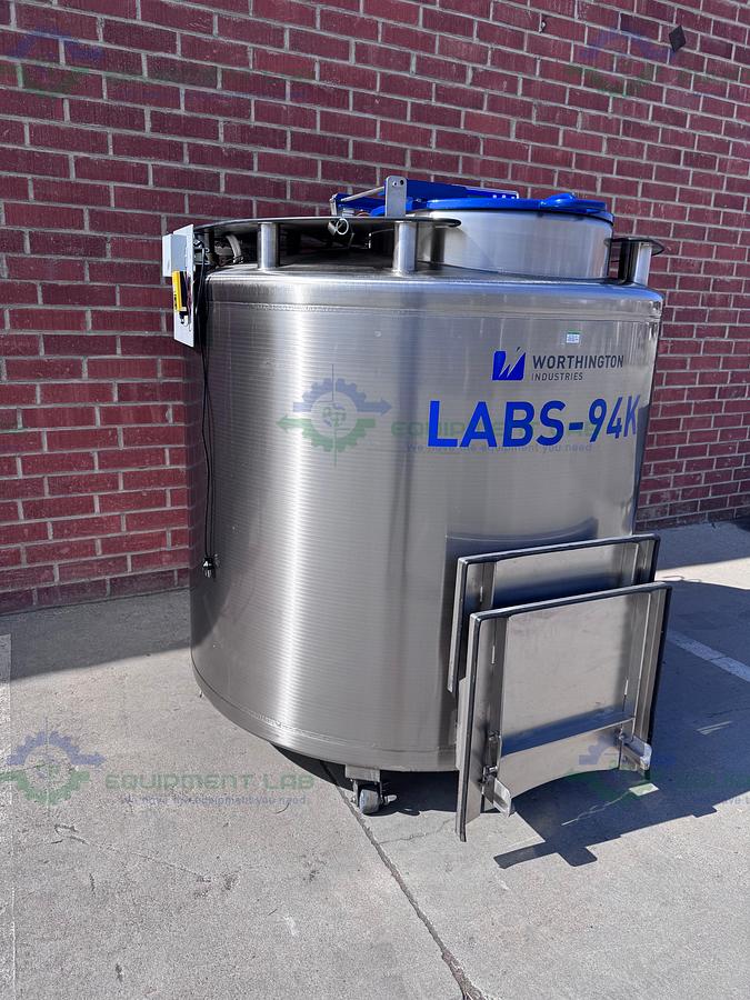 Used Worthington Industries LABS-94K  Liquid Nitrogen Cryogenic Storage Tank