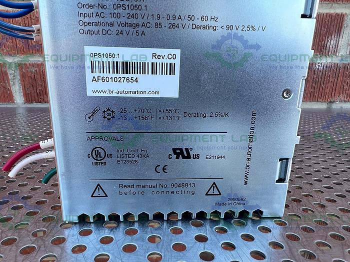 Used B&R  PS1050 Power Supply 100-240V