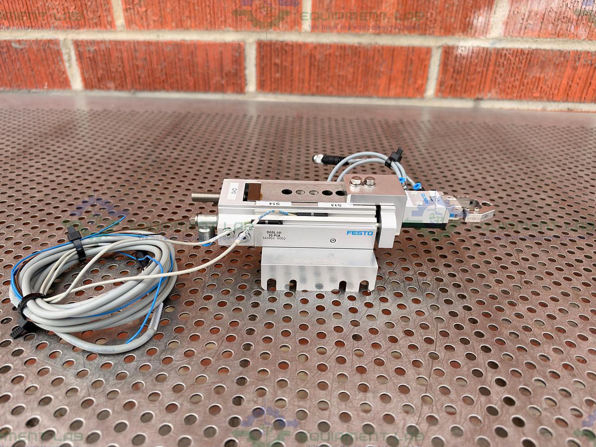 Used Festo DGSL-10-30-P1A Compact Double Acting Pneumatic Slide Actuator