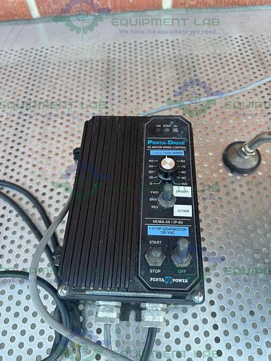 Used Pope 5 Liter Jacketed Stainless Steel Nutsche Filter w/ Mixer, 1/17 HP Motor