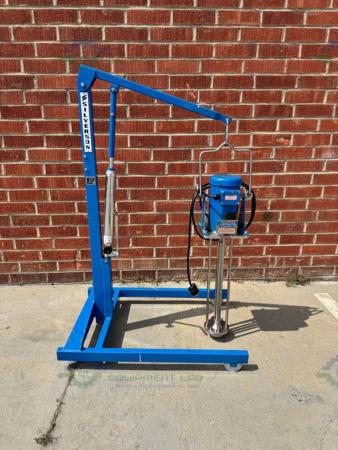 Used Silverson DX60 Homogenizer High Shear Batch Mixer w/  D Stand, 3 HP Motor