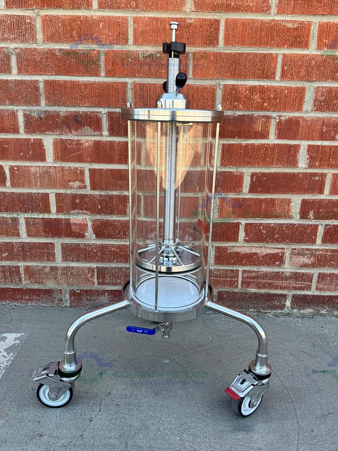 Used Cytiva / GE / Pharmacia BPG 200 / 500 Chromatography Column CHIPPED GLASS