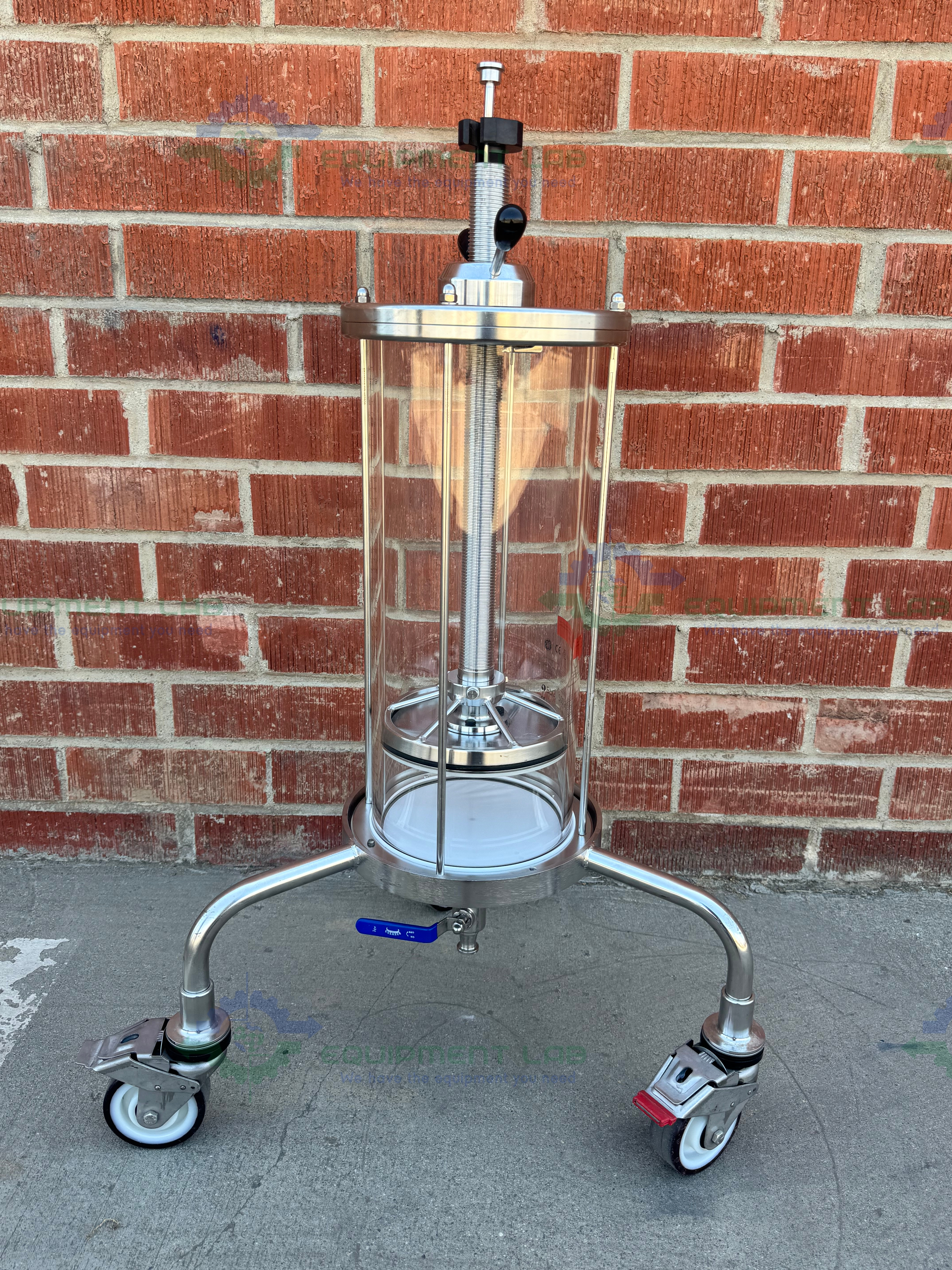 Used Cytiva / GE / Pharmacia BPG 200 / 500 Chromatography Column CHIPPED GLASS