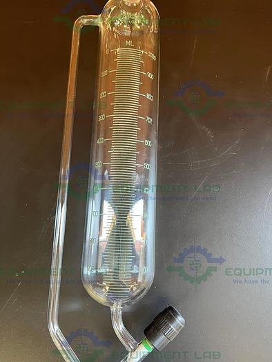 Used Chemglass CG-1714-06 1000mL Addition Funnel, Graduated, 24/40 Joint, PTFE Valve