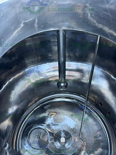 Used Precision Stainless 450 Liter Stainless Steel Jacketed Reactor 45 PSI