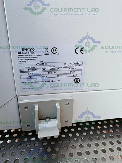 Thermo Scientific  VT 6060 M Vacuum Oven 200°C, 1.8 Cu Ft, 120V, MFG 2022