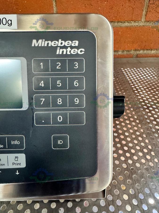 Used Minebea Intec CAPS1U-20CC-LU Stainless Steel Scale 10x10 w/ MIS2UR-V2, 20 LBS CAPS1U-20CC-LU Stainless Steel Scale 10x10 w/ MIS2UR-V2, 20 LBS