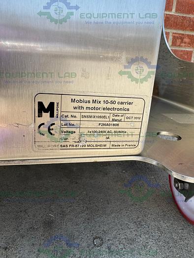 Used Millipore Mobius Mix 10-50 Carrier Disposable Mixer w/ Motor / Electronics