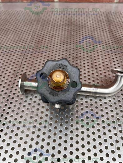 Used ITT Pure Flo  1-316L-SFV5-CWP150 Diaphragm Valve w/ 1" Sanitary Fitting