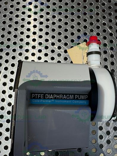 Used Cole Parmer 7090-62 PTFE Diaphragm Pump 100 mL/Min at 0 PSI, 400 RPM